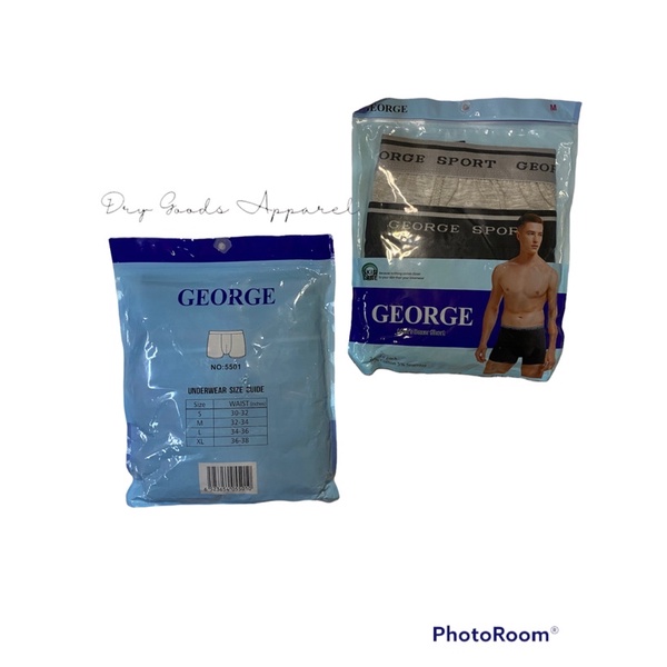 George Boxer Short 2in1 | Shopee Philippines