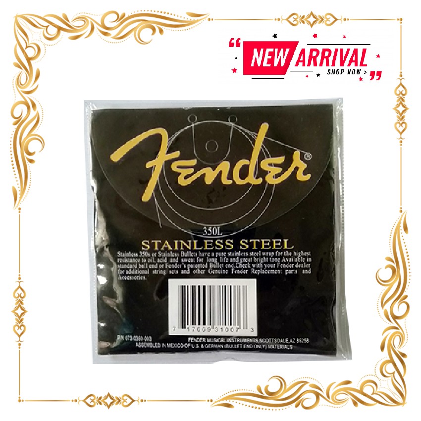Fender Electric Strings ( SET ) With Free 1 Pick | Shopee Philippines