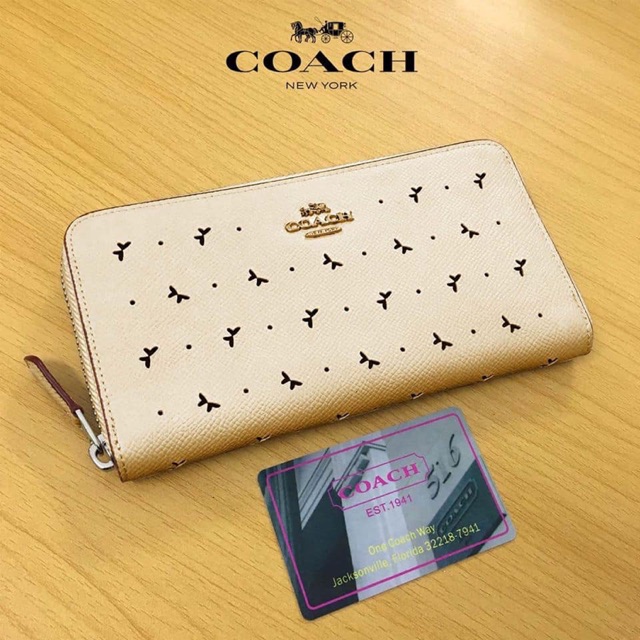 Coach discount wallet quality