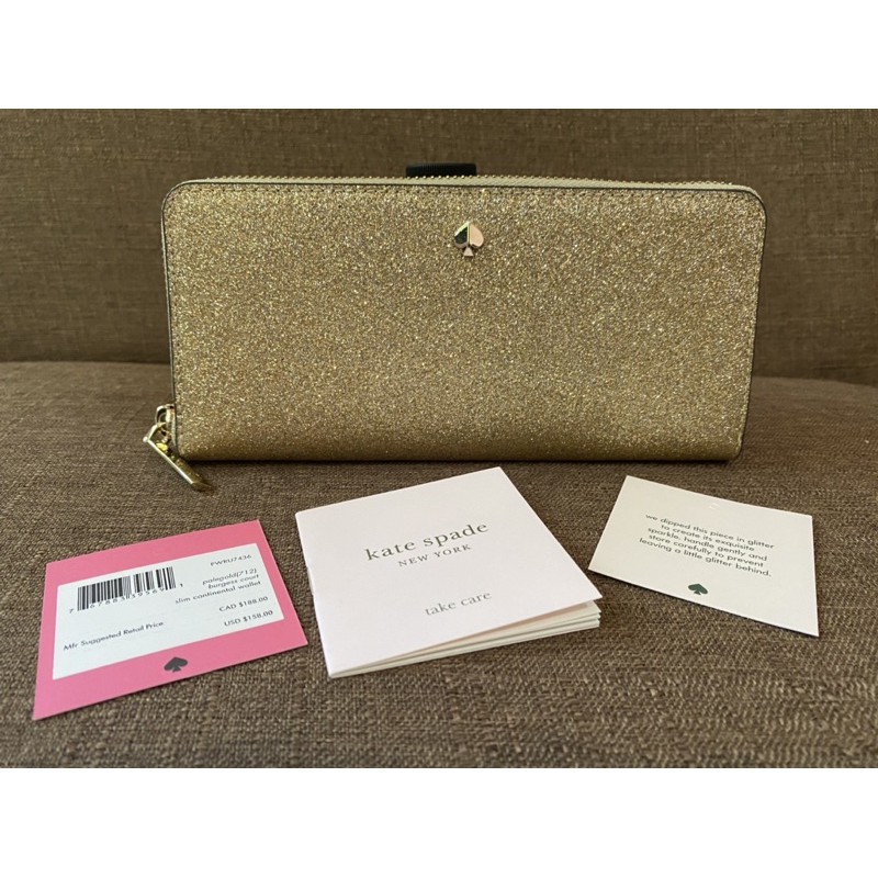 Kate spade glitter dipped purse sale