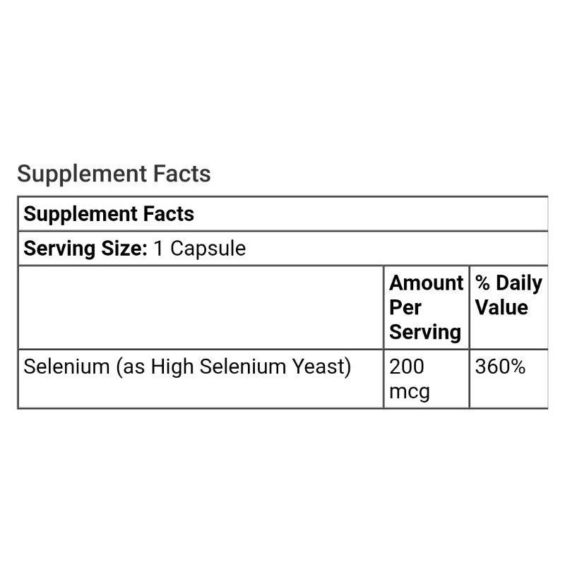 21st Century, Selenium, 200 mcg, 60 Capsules | Shopee Philippines