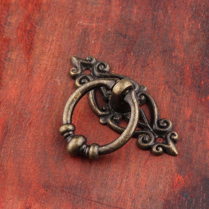 10-Pack Mini Round Head Knobs – Antique Bronze, 8mm X 10mm, With Screws, For Bags, Jewelry Boxes, And Wooden Cases