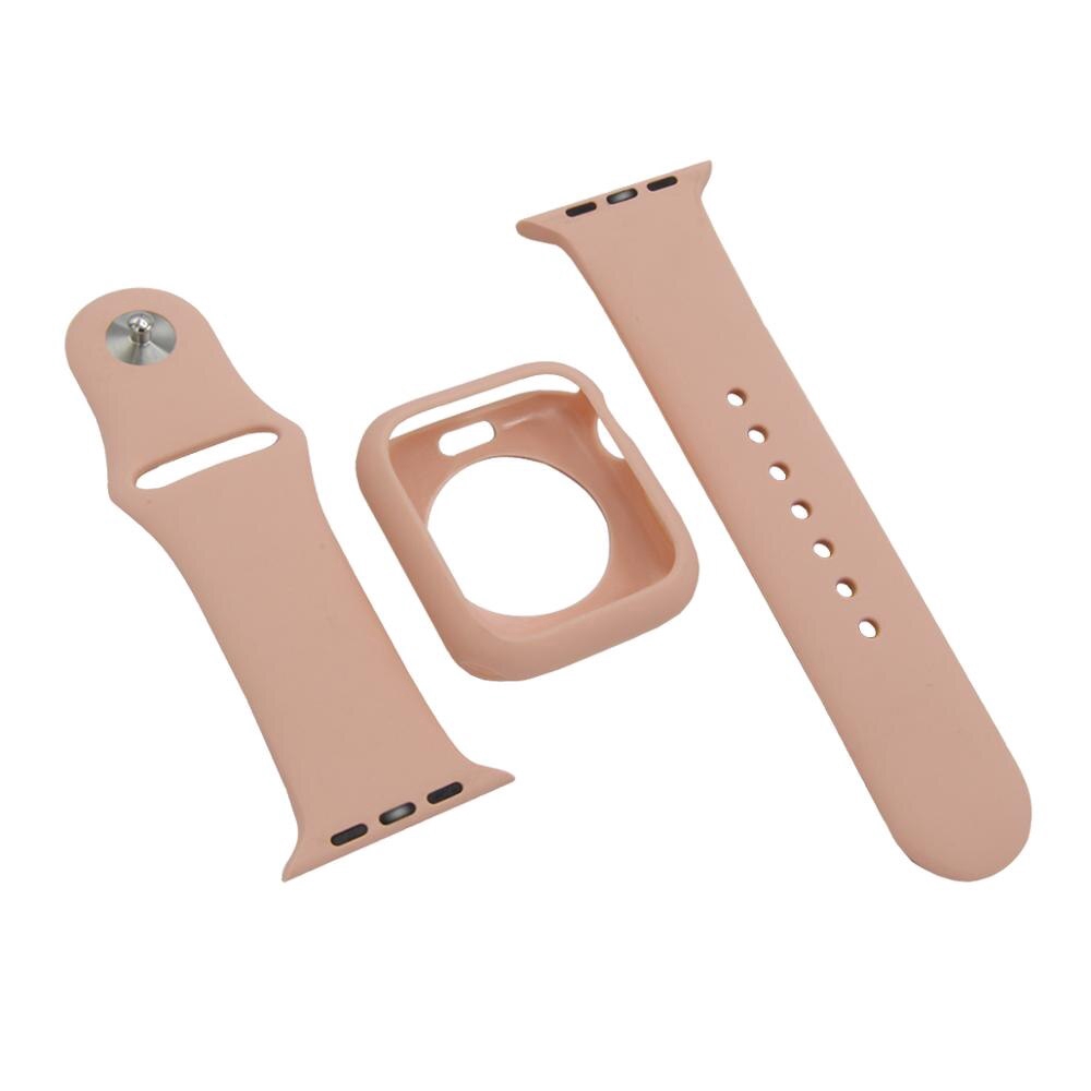 Starlight Apple Watch Case and strap for Apple Watch Series 8 7 6 SE 5