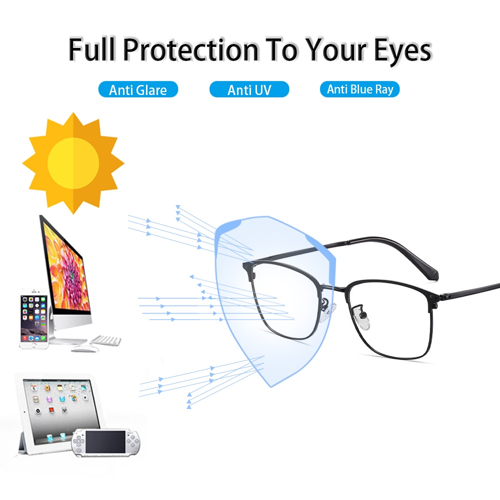 Viendo Photochromic Anti Radiaiton Eyeglasses For Women Men Sun ...