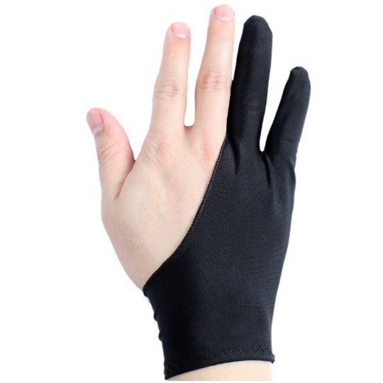 Drawing Glove S, Artist Glove for Drawing Tablet iPad, Palm Rejection  Digital Art Glove, Suitable for Left Right Hand -2 Pack 