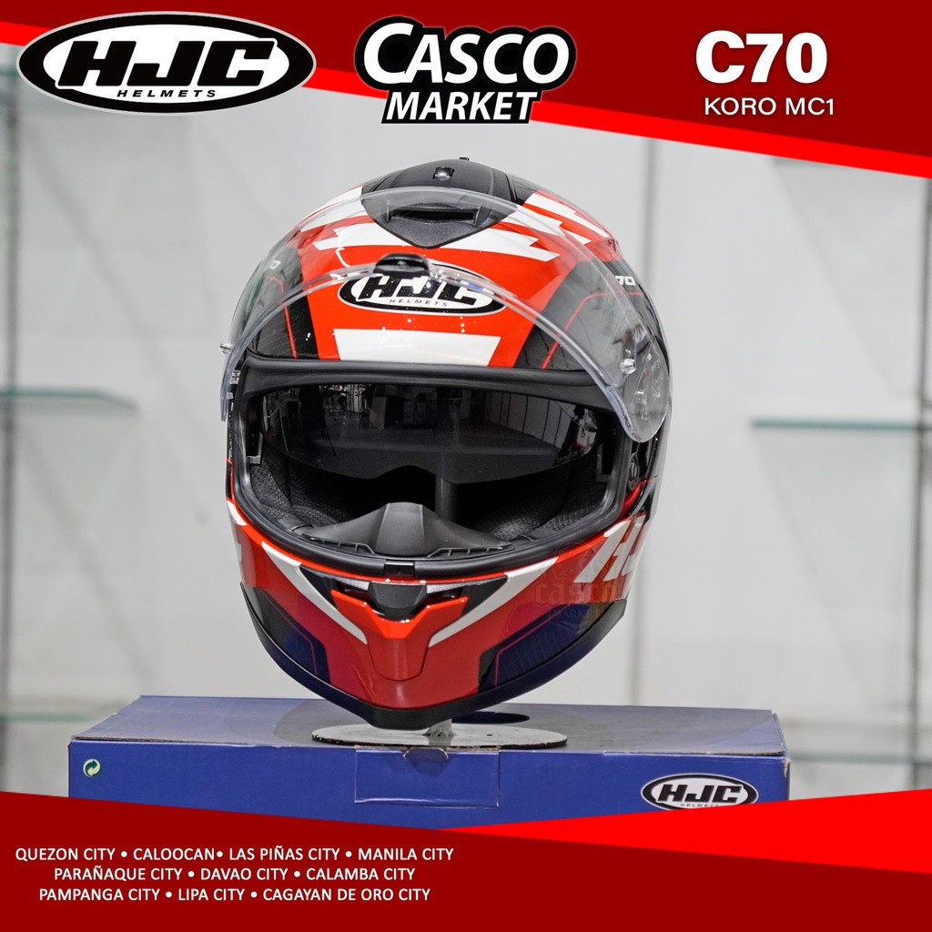 HJC C70 KORO FULL FACE DUAL VISOR MOTORCYCLE HELMET Shopee