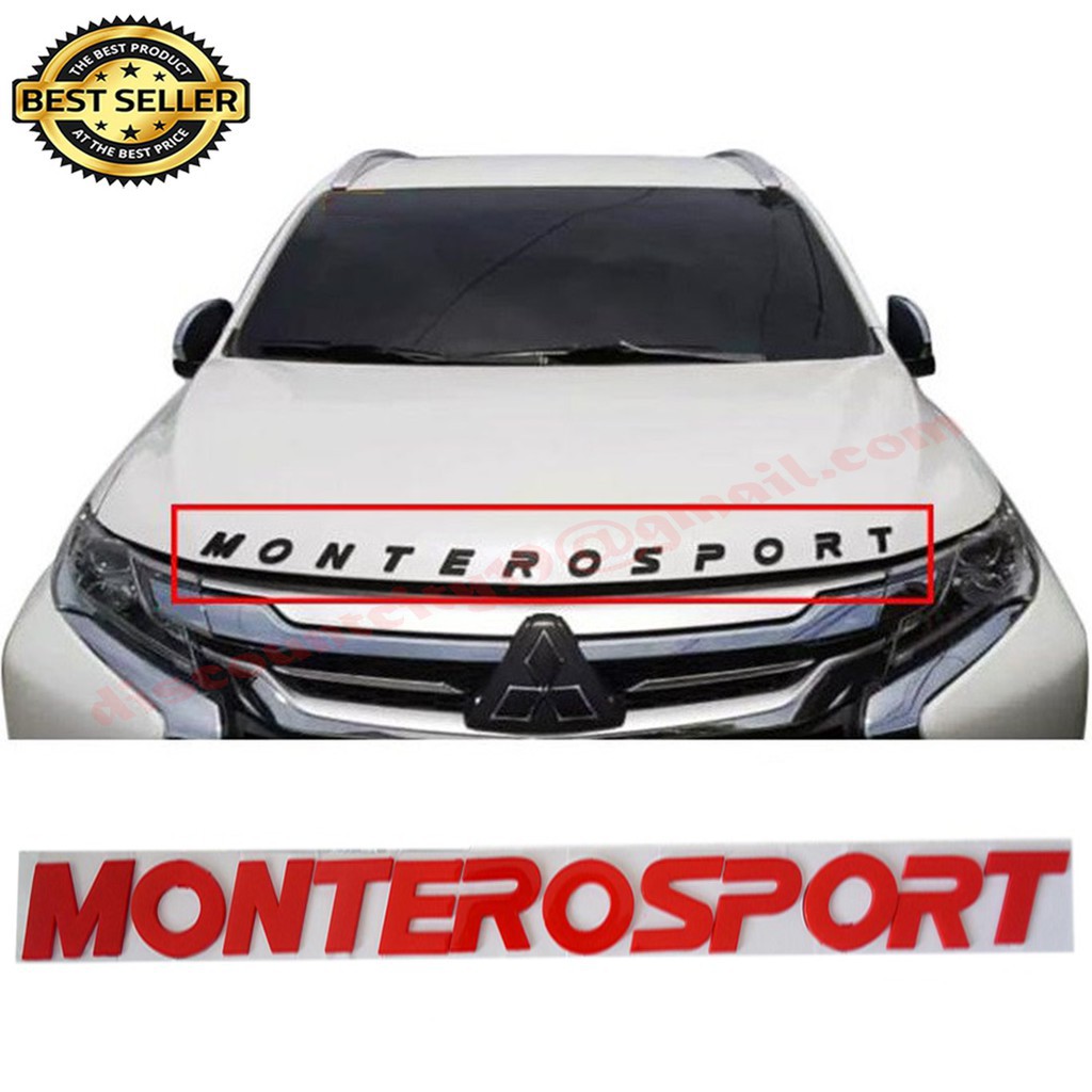 Mitsubishi Montero Sports Hood Emblem (Red) Shopee Philippines