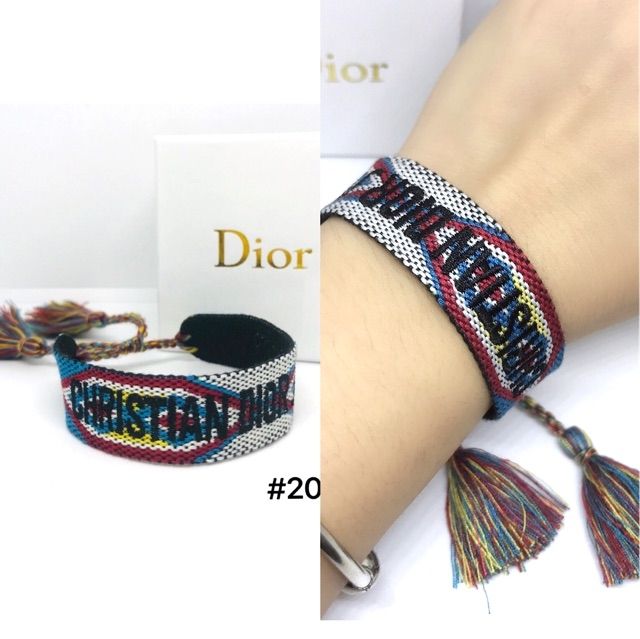 J'adior cloth bracelet Dior Multicolour in Cloth - 35877521