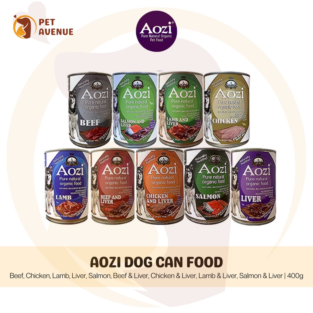 Aozi Dog Can Pure Natural Organic Wet Food 430g Shopee Philippines
