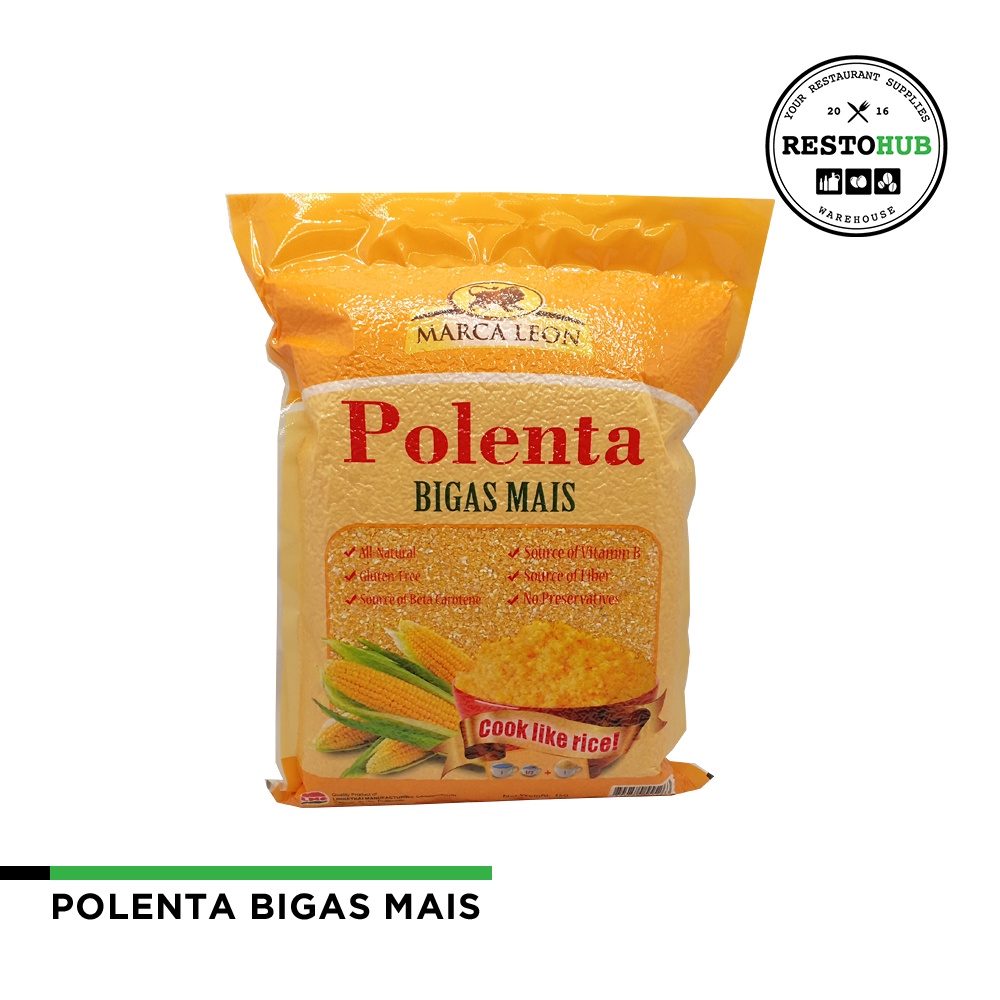 Marca Leon Polenta Bigas Mais 1kg Gluten Free/ Diet Corn Rice / Corn