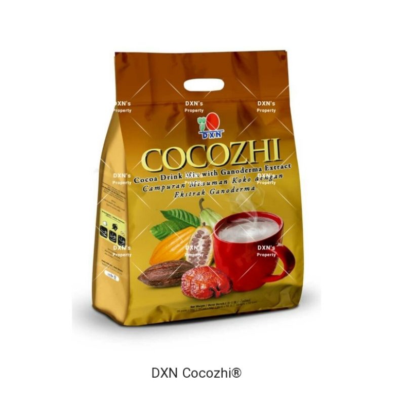 DXN Cocozhi Cocoa Drink Mix with Ganoderma Extract 20 packs x 32g
