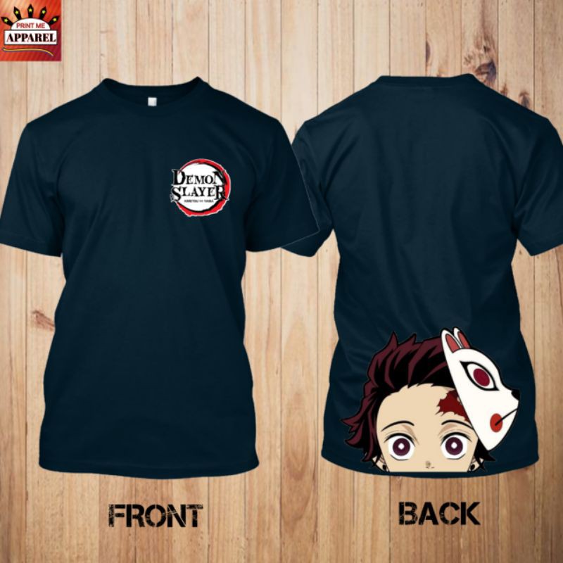 Demon Slayer Tshirt(Black/White) | Shopee Philippines