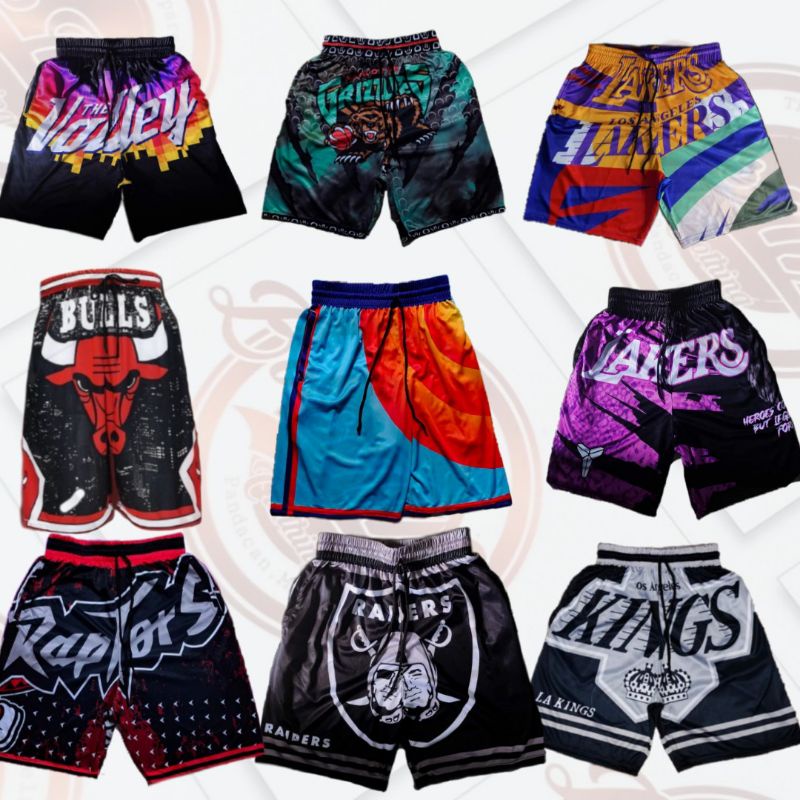 Nba big logo store shorts