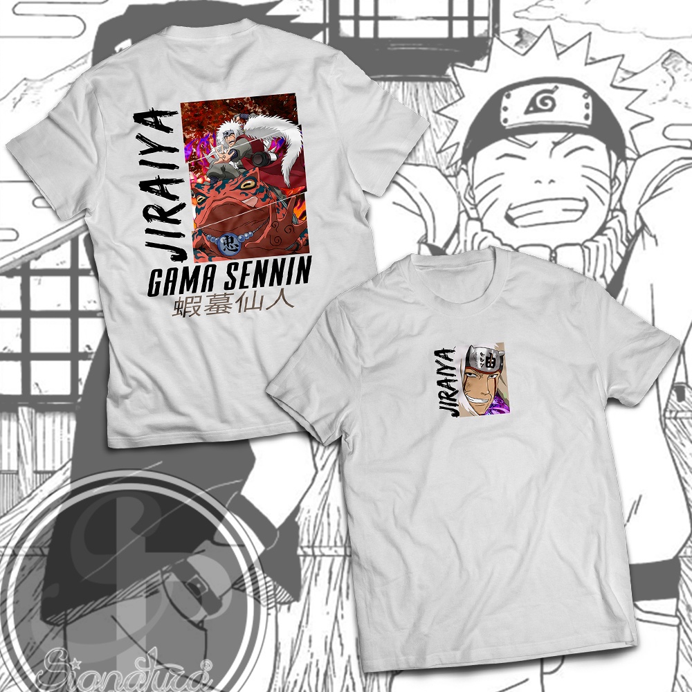 Signatura Tees Anime Shirts Naruto Series | Jiraiya Toad Sage Shirt ...
