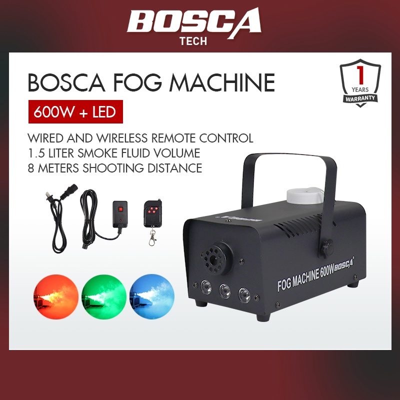 BOSCA FOG MACHINE 600W Smoke Machine Stage Smoke Fog Effect Machine