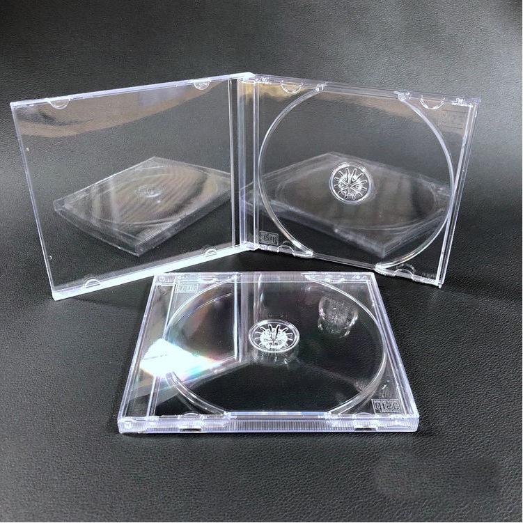 100 Model CD Box Crystal Case Record Disc Storage Album Transparent ...