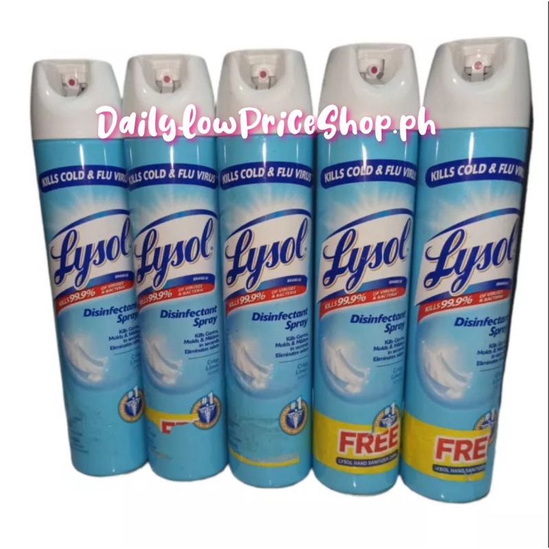 Lysol Disinfectant Spray Crisp Linen 510g Shopee Philippines 3148