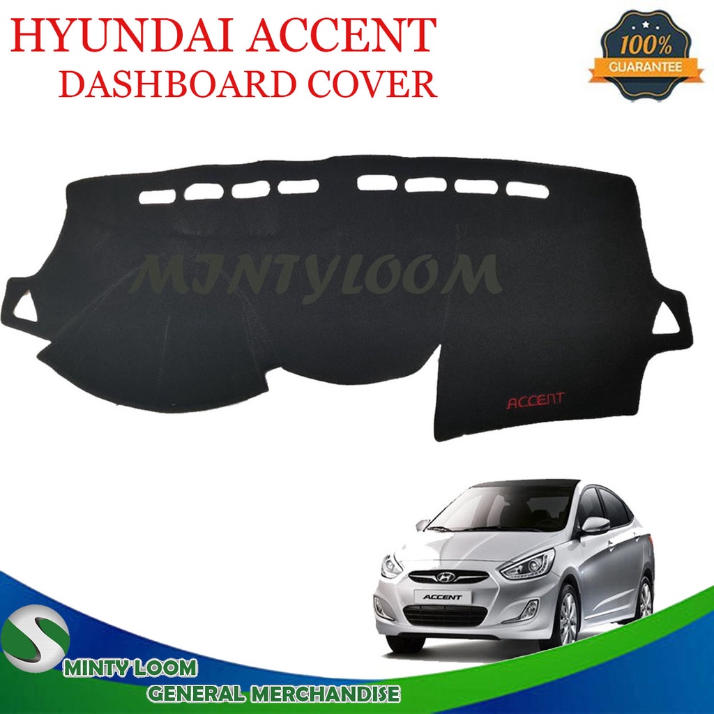 Dashboard Cover / Mat for Hyundai Accent 2012, 2013, 2014, 2015, 2016 ...