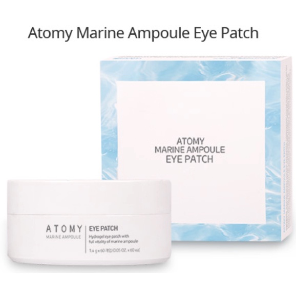 Atomy Eye Patch Marine Ampoule Eye Patch 海洋安瓶眼贴 (60 patch) Shopee