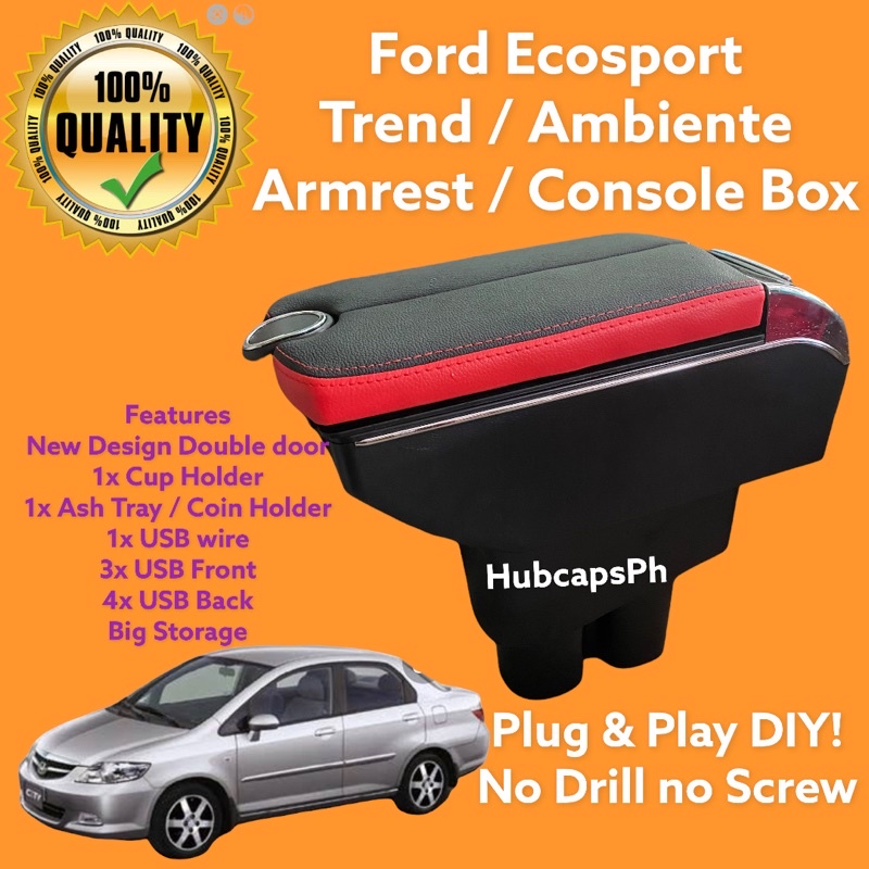 New Design Honda City Idsi 20032008 Double door Split type Armrest Console Box arm rest