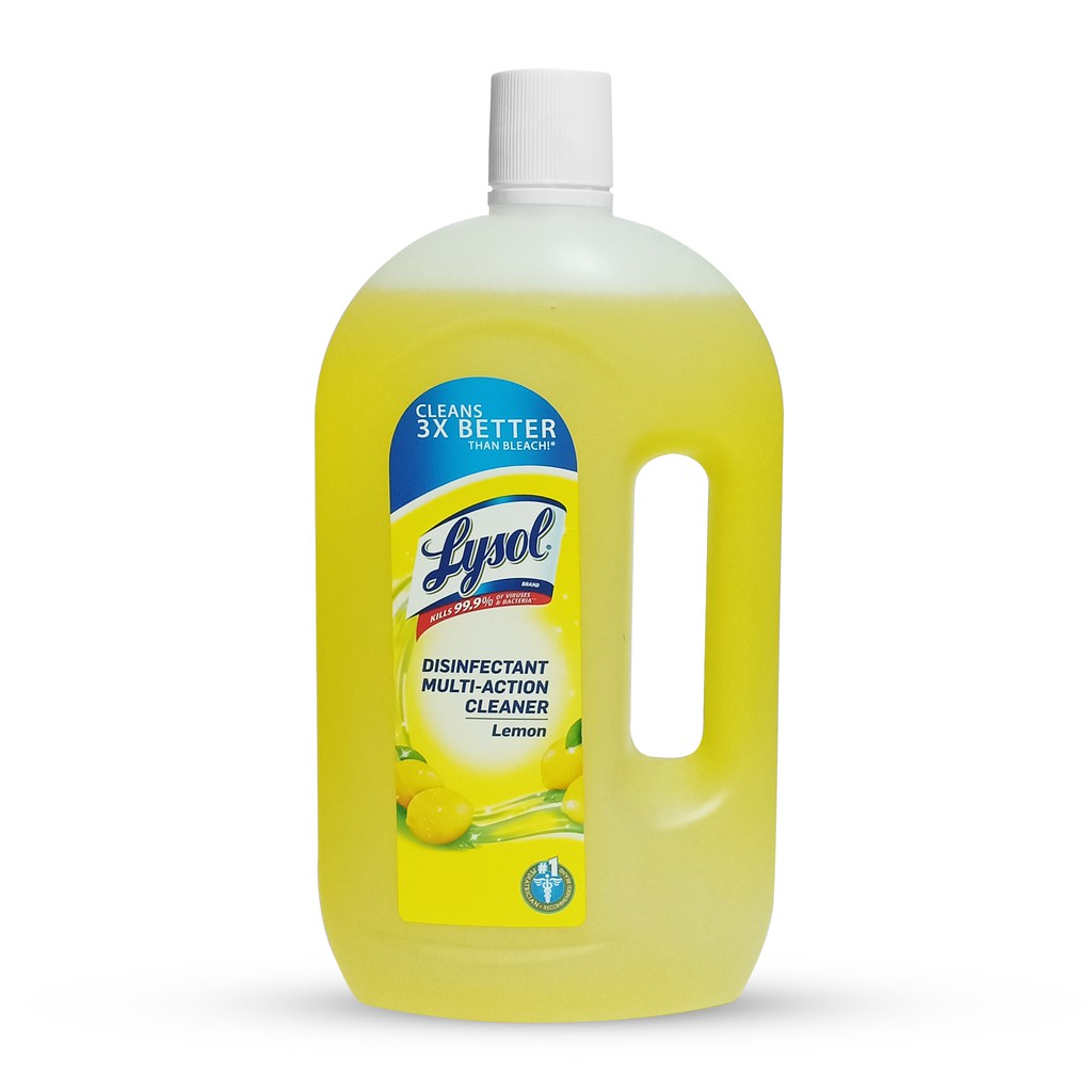 Disinfectant MultiAction Cleaner LEMON 900 mL, Kills 99.9 Of Viruses