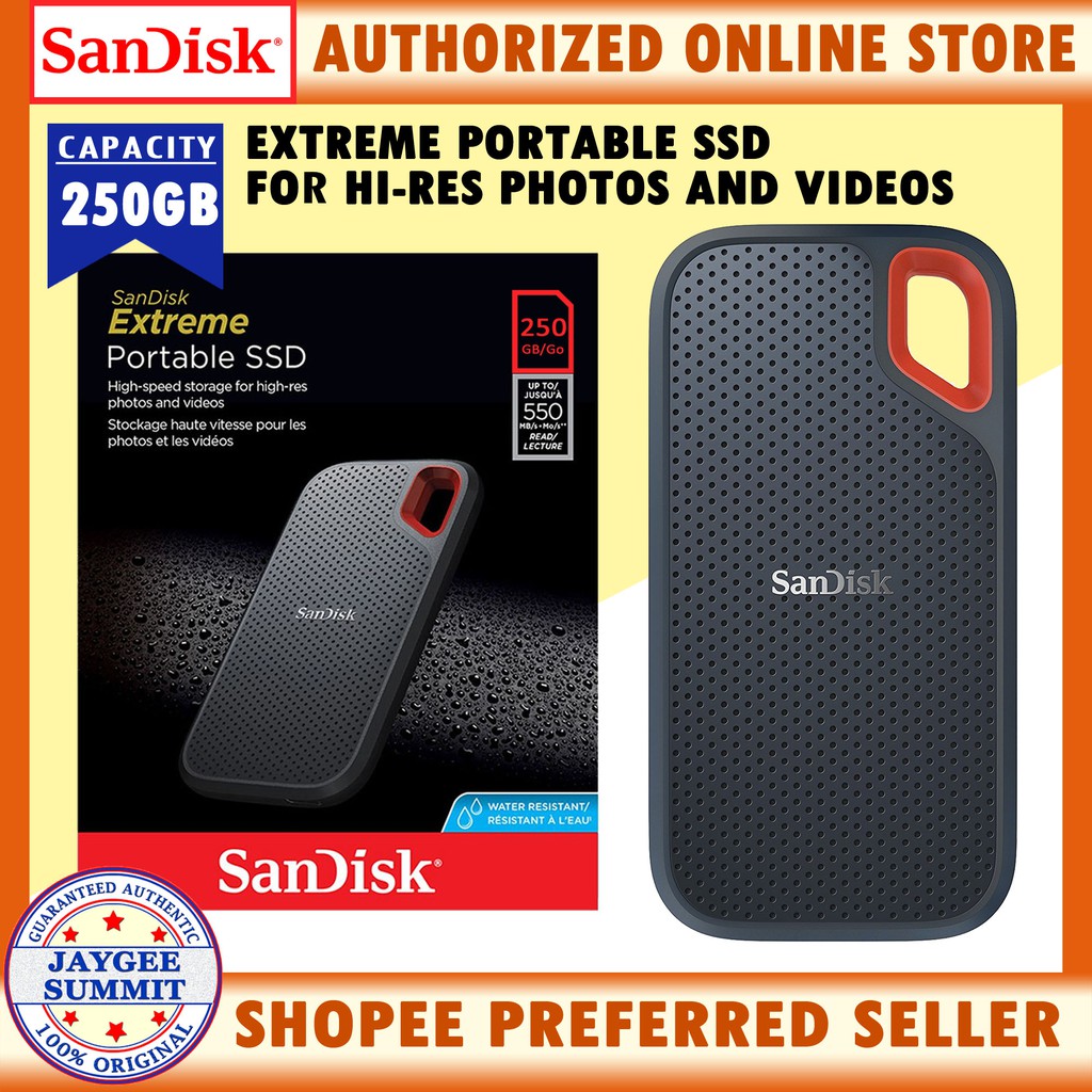 Sandisk extreme sale ssd 250