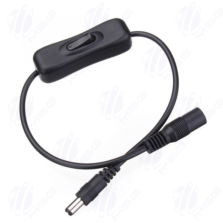 Light Switch DC Connector Cable 12V Female Male Power Cable 5.5x2.1mm ...