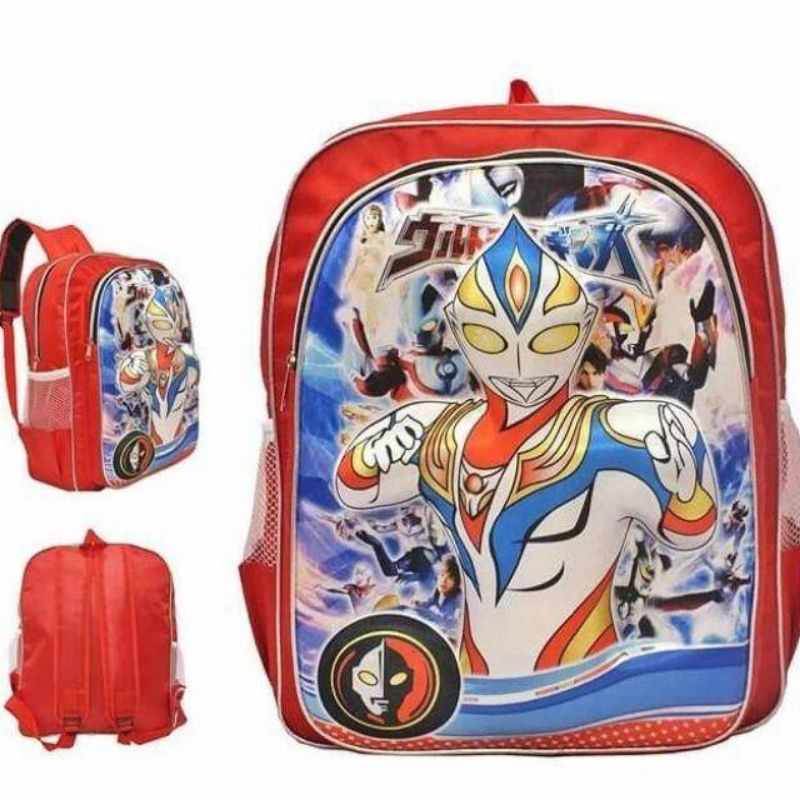 Ultraman School Kids ransl Bag Embossed Pictures 3D | Shopee Philippines