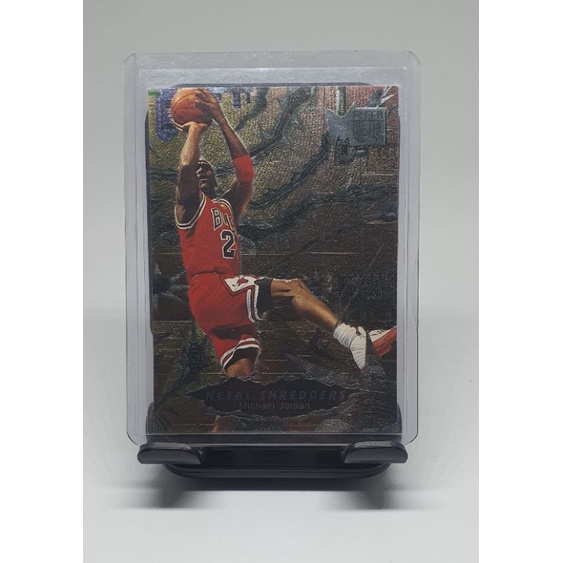 Michael Jordan - NBA Card - Fleer Metal - Metal Shredders | Shopee ...