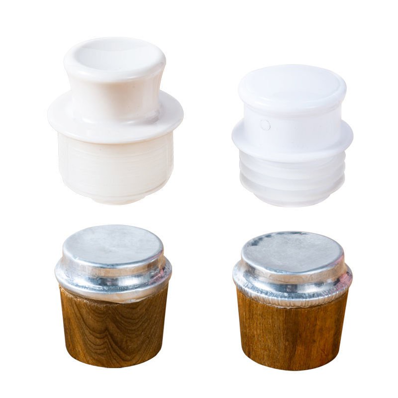 LmOZ Household58Pound Hot Bottle Stopper Thermos Bottle Plug Plastic Silicon Cork Open