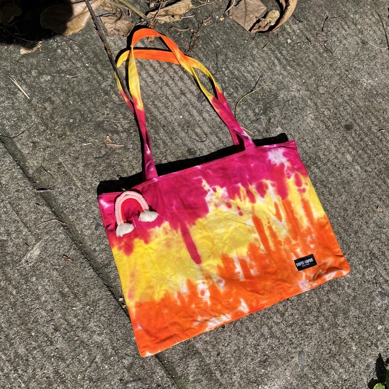 Tie Dye Tote Bag by Dapit-Hapon | Shopee Philippines