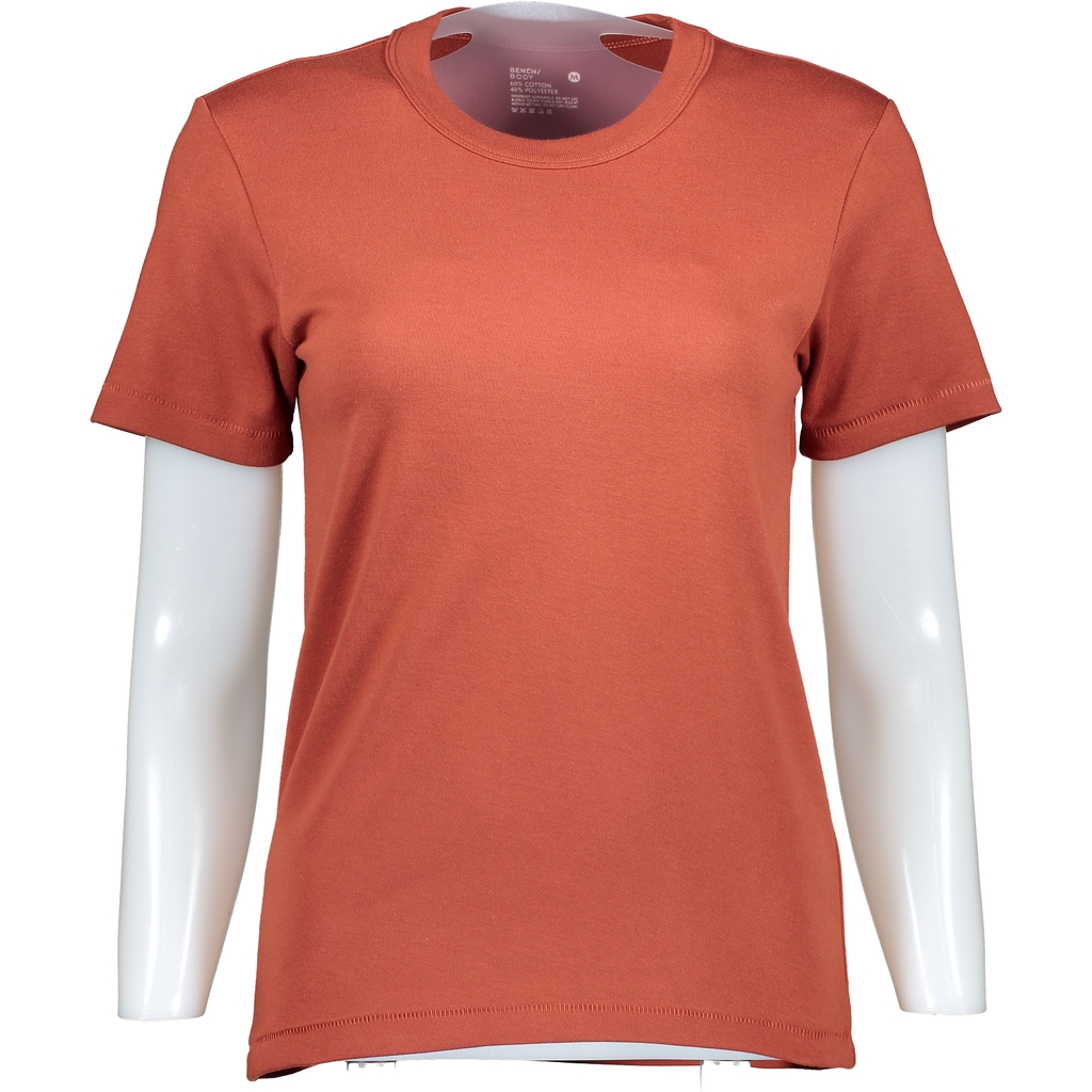 BENCH/ Round Neck Tee GUA0136OR4 - Orange | Shopee Philippines