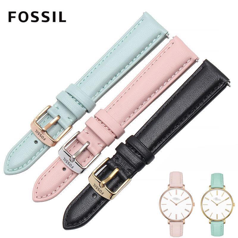 Fossil Watch Strap Genuine Leather Original Men Women Cowhide