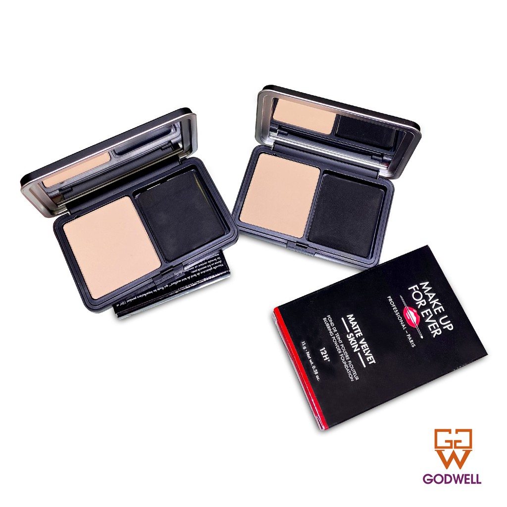 Make Up For Ever Matte Velvet Skin Blurring Powder Foundation R210 (Pink Alabaster)/Y215
