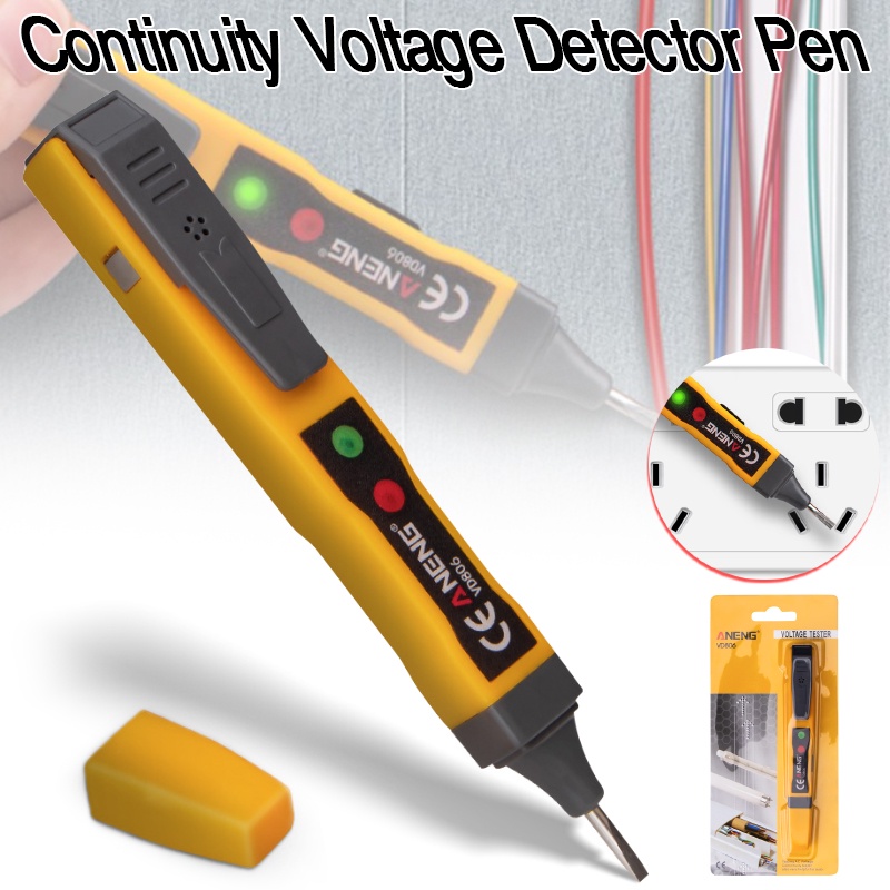 [Spot]Continuity Voltage Detector Pen Non-contact Inductive AC/DC ...