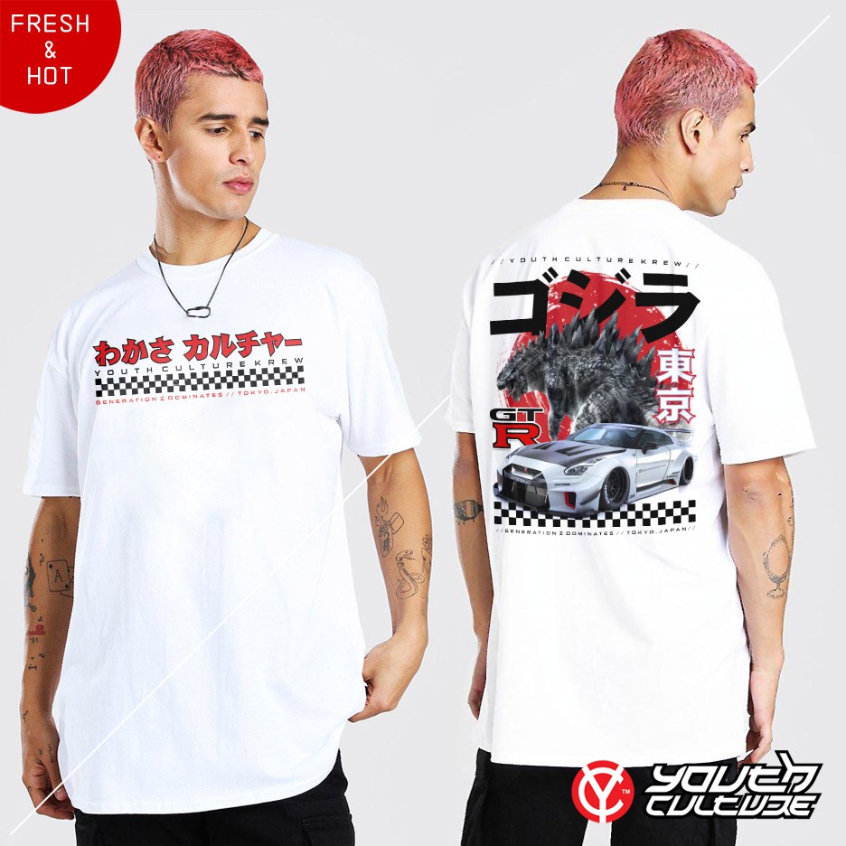 Youth Culture RACE KREW 5 T shirt Trendy Hype Shirt Unisex tee Streetwear racing t shirt car Shopee Philippines