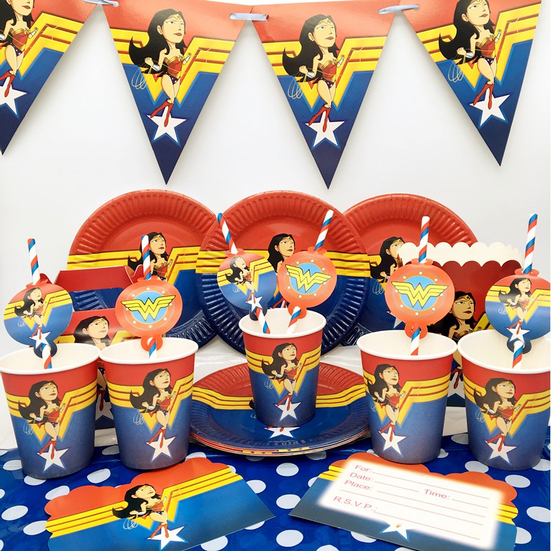 Wonder woman on sale party supplies