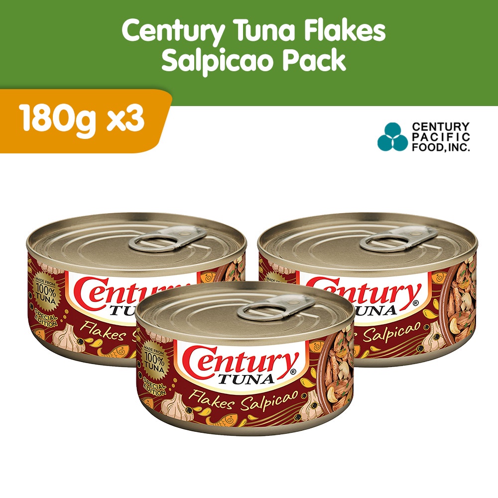 Century Tuna Flakes Salpicao 180g Pack of 3 (Online Exclusive