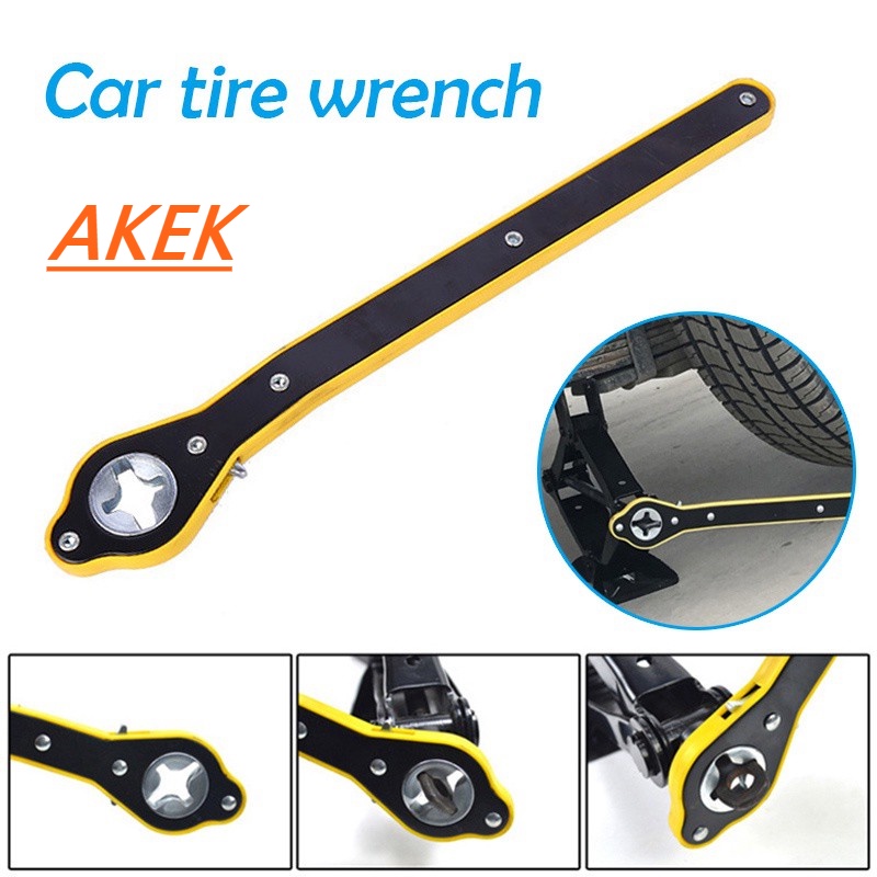 Auto LaborSaving Jack Ratchet Wrench with Long Handle Car Repair Tool