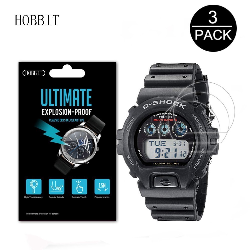 3Pack LCD Film for Casio DW6900 GW6900 GW7900 GR8900 Men s G Shock Sport Watch Screen Protector Shopee Philippines