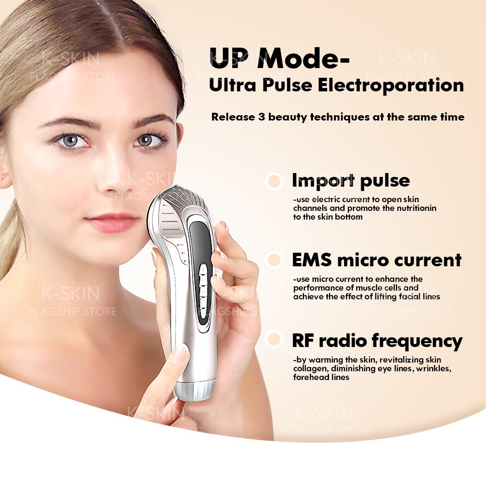 K-Skin Face Massager High End Anti Aging Firm Skin Multifunction Ems ...