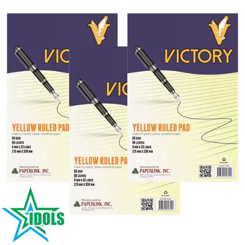 Victory Yellow Pad paper per Pads Shopee Philippines