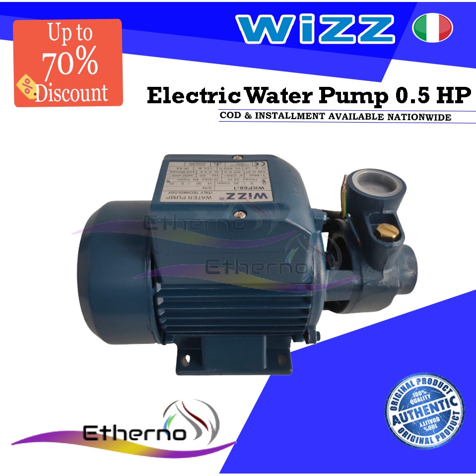 Wizz Electric Water Pump 1/2 HP Shopee Philippines