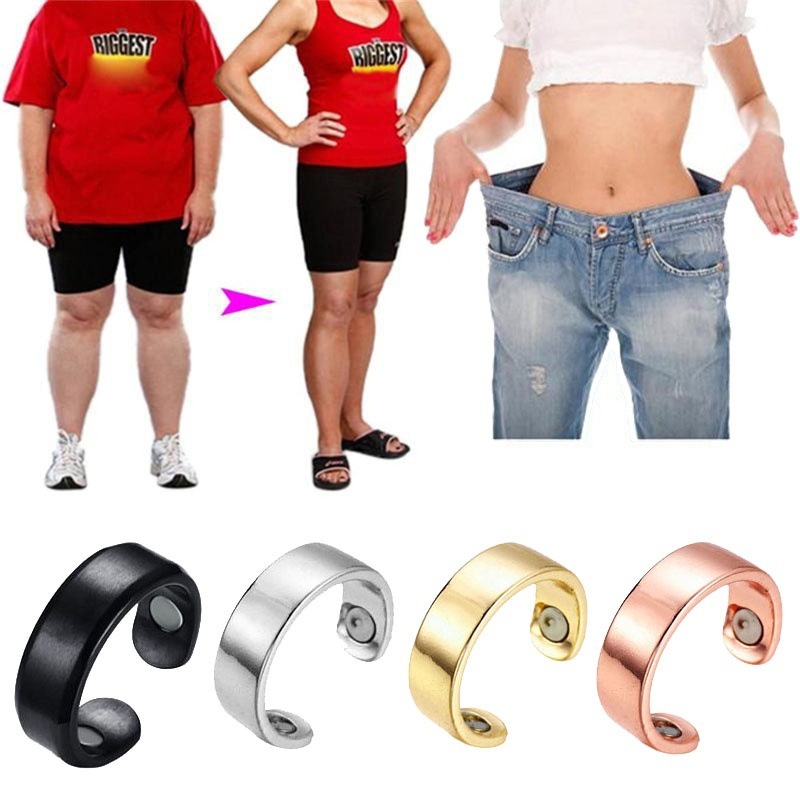 1 Pc Resizeable Magnetic Rings For Women Men Weight Loss Care