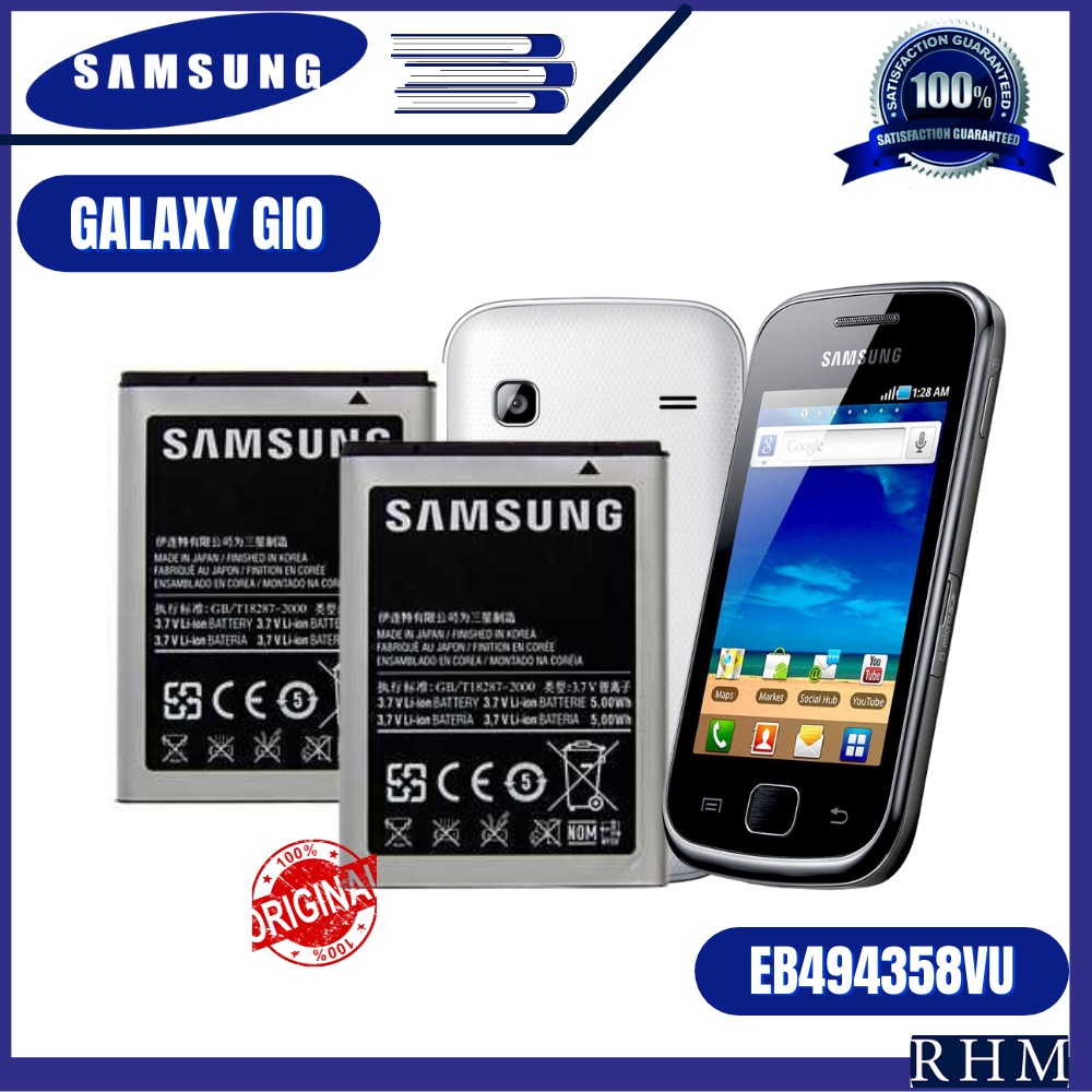 SAM SUNG GIO Battery, Model EB494358VU | Shopee Philippines