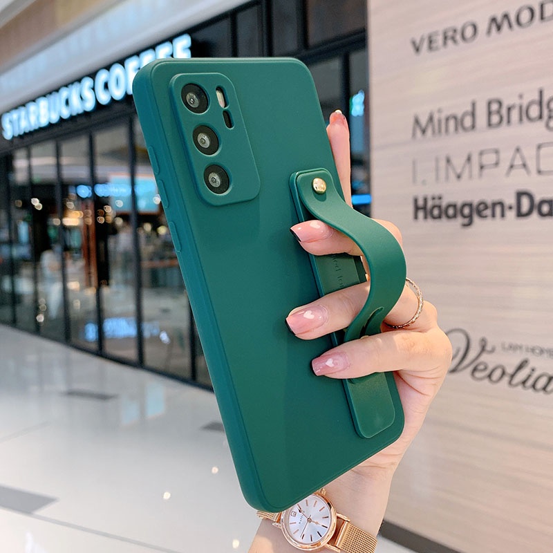 Yilaide Wrist Strap Soft Silicone Casing for Samsung Galaxy S21/S21  Ultra/S21 Plus/S21 FE Ultra Phone Holder Cover