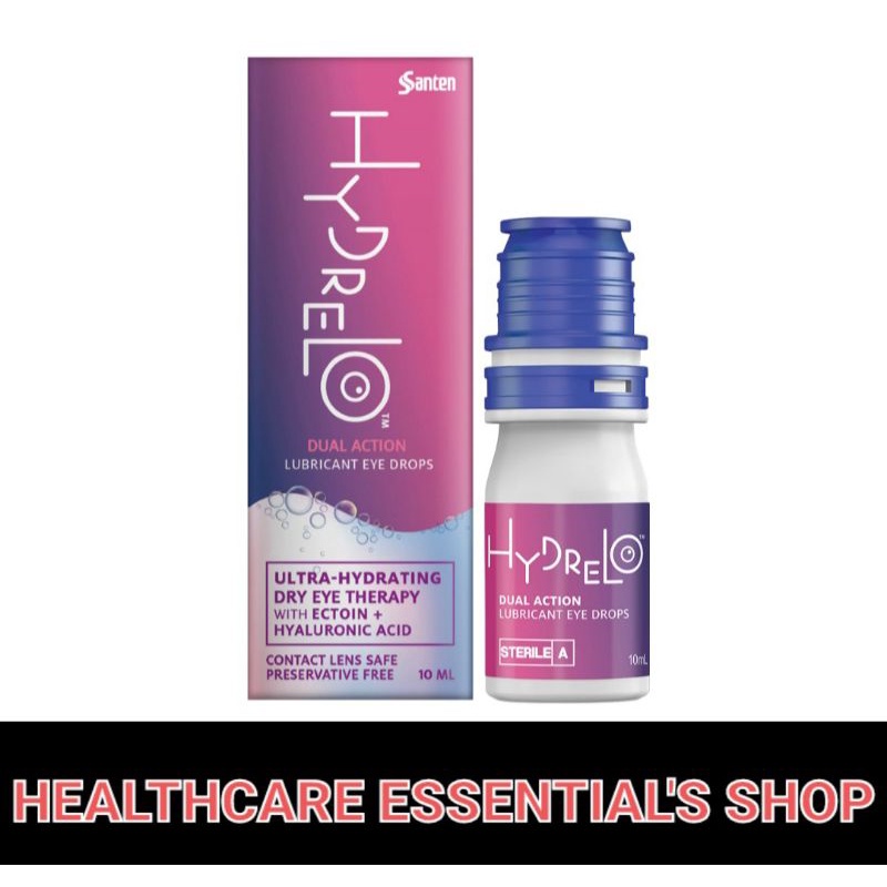 HYDRELO Dual Action Lubricant Eye Drops 10mL (100 original) Shopee Philippines