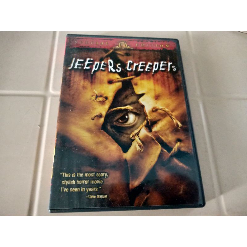 Jeepers Creepers Original DVD Movie Shopee Philippines
