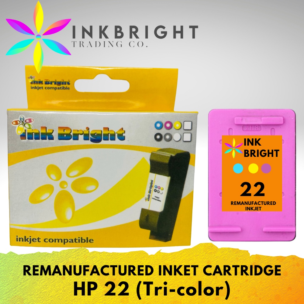 InkBright 22 Tri-Color Ink Cartridge (22c) | Shopee Philippines