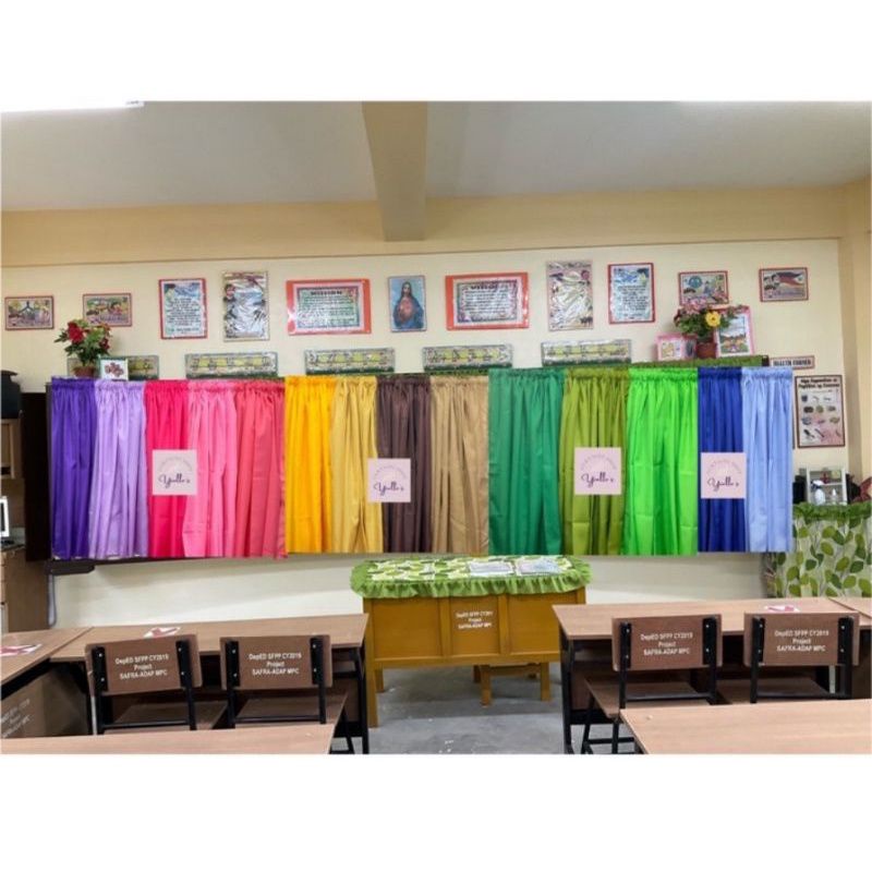 School Blackboard Plain Curtain (Standard Size) Shopee Philippines